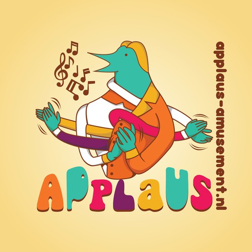 Strange logo with the title 'APPLAUS'