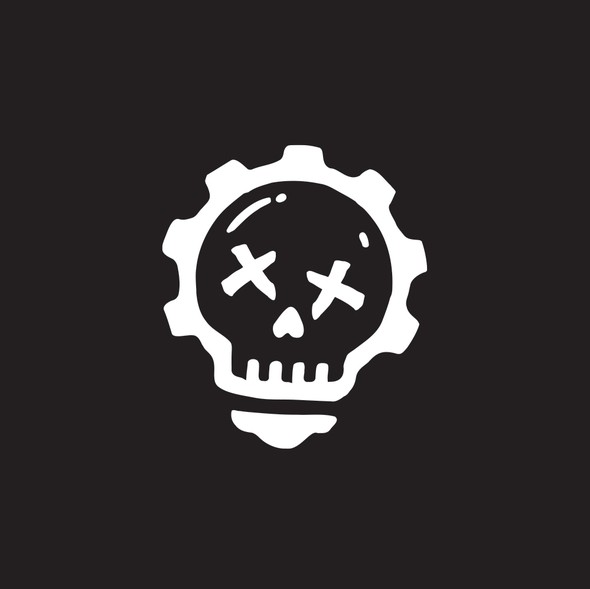 Skull logo with the title 'Dead Clever Marketing'