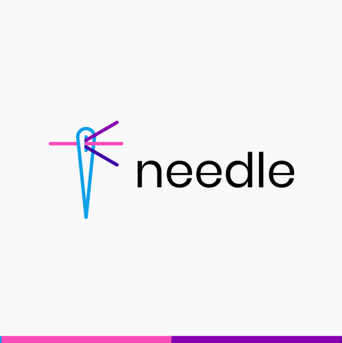 Needle logo with the title 'needle'