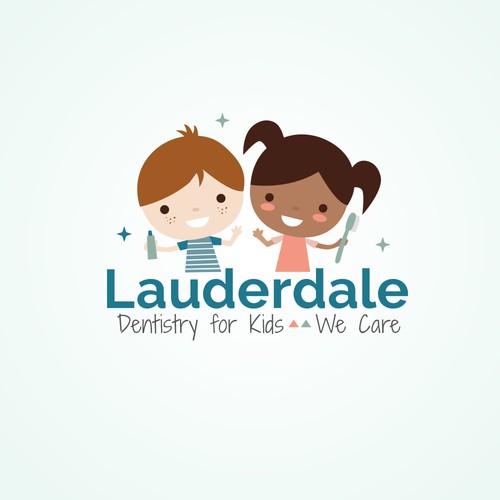 Dental brand with the title 'Lauderdale logo'