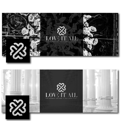 Interior design brand with the title 'Love It All'