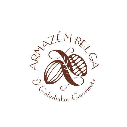 Decorative logo with the title 'Logo Design for Armazém Belga'