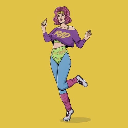 Classic illustration with the title 'Illustration classic comic style'