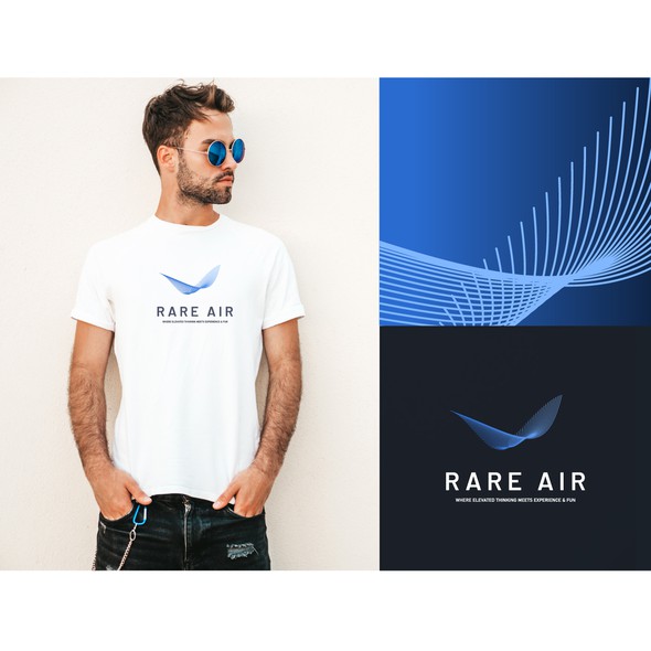 Experience logo with the title 'cool logo for RARE AIR'