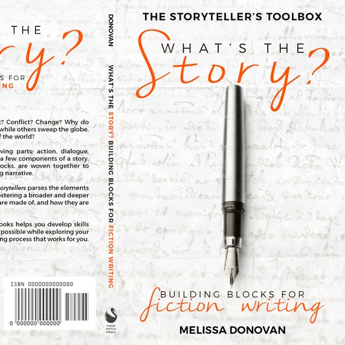 Orange book cover with the title 'What's the Story'