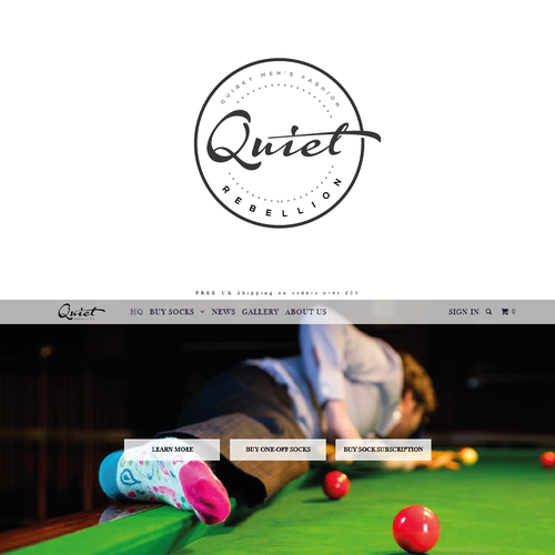 Quirky logo with the title 'Logo for a quirky men's fashion brand!'