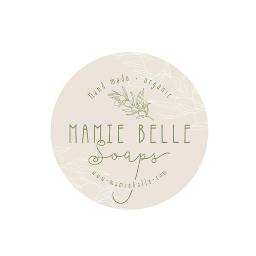 Soap logo with the title 'Mamie Belle Soaps'