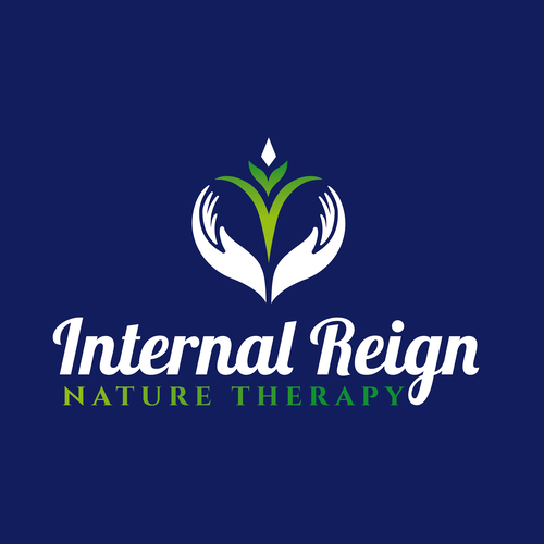 Reiki logo with the title 'Internal Reign - Nature Therapy'