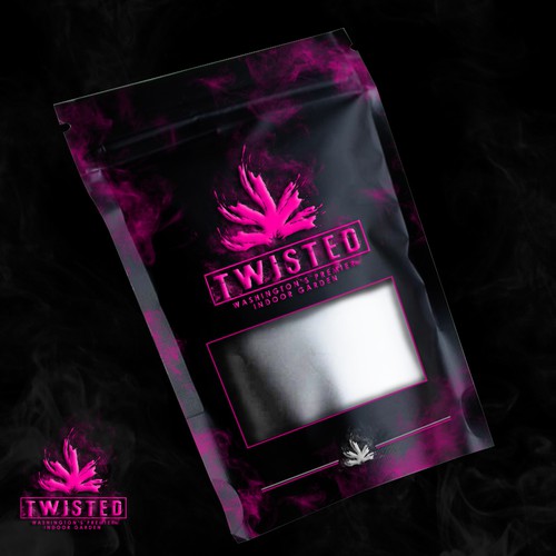 Packaging logo with the title 'The Legalized Marijuana Logo'