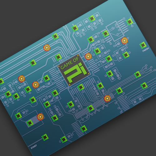 Board game design with the title 'Board game design'