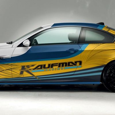 Car wrap for Kaufman racing
