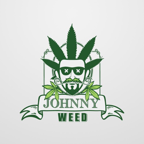 Funky logo with the title 'Johnny Weed'