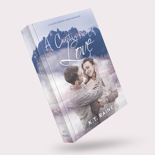 Romantic book cover with the title 'Romantic book cover'