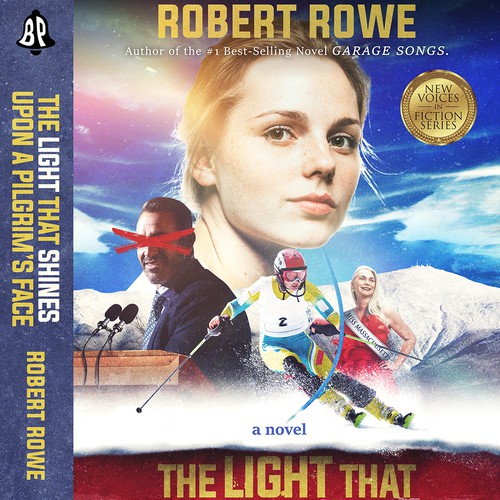 Vintage book cover with the title 'Cover Design For A Literary Novel'