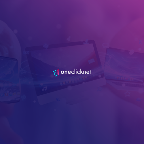 IT logo with the title 'OneClickNet'