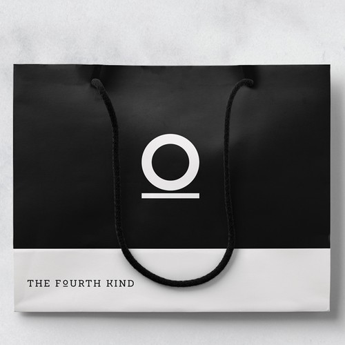 Hangtag design with the title 'The Fourth Kind'