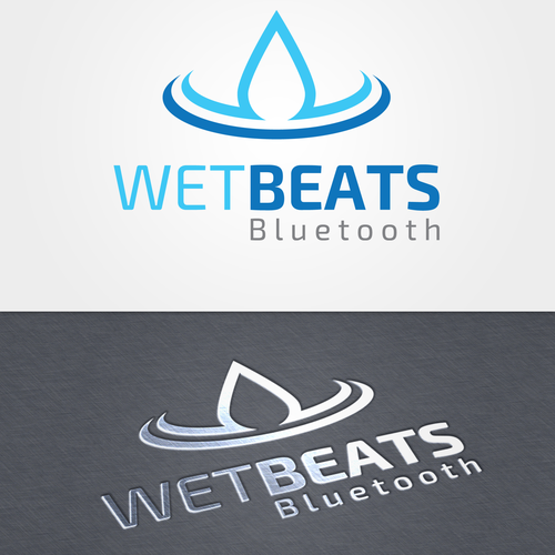 Bluetooth design with the title 'Create a modern and capturing speaker logo'