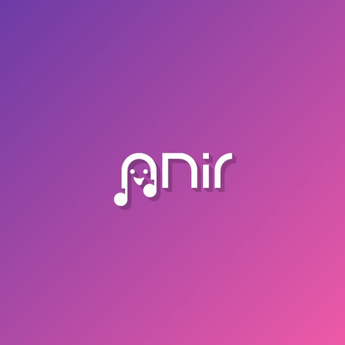 Note design with the title 'animation song logo'