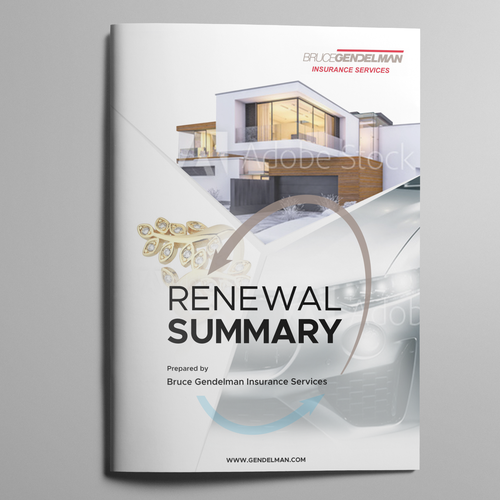 Report design with the title 'Report Cover Page'