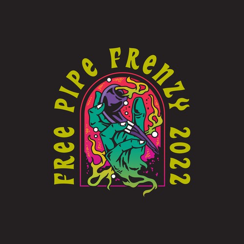 Horror t-shirt with the title 'pipe frenzy'