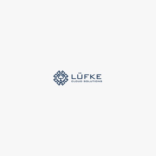 Cloud logo with the title 'Logo Design for Lüfke'