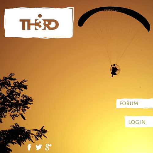 Photography website with the title 'Create a website to attract members to the work of THIRD '