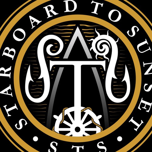 Hook design with the title 'Starboard to sunset'
