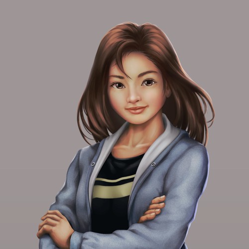 Young design with the title 'Teen Character Design'