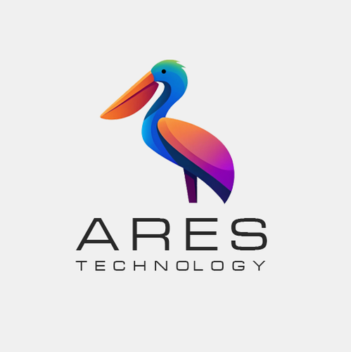Pelican logo with the title 'Ares technology'