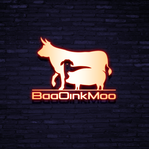 Cow brand with the title 'BaaOinkMoo'