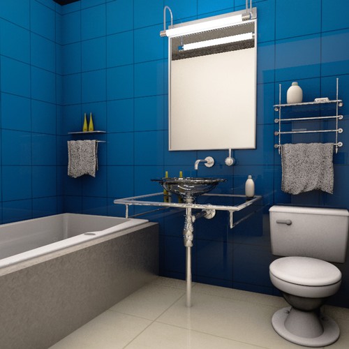 Interior design illustration with the title 'Create the next illustration for Diaz & Associates Realty'