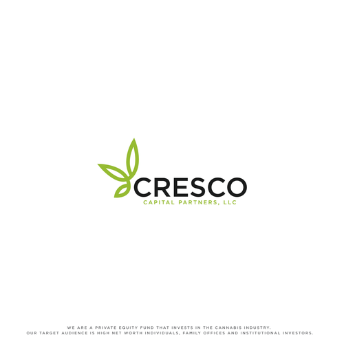 Hemp oil logo with the title 'CRECO Capital Partners '