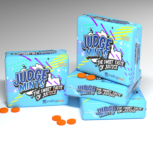 Retro packaging with the title 'Mints box packaging'