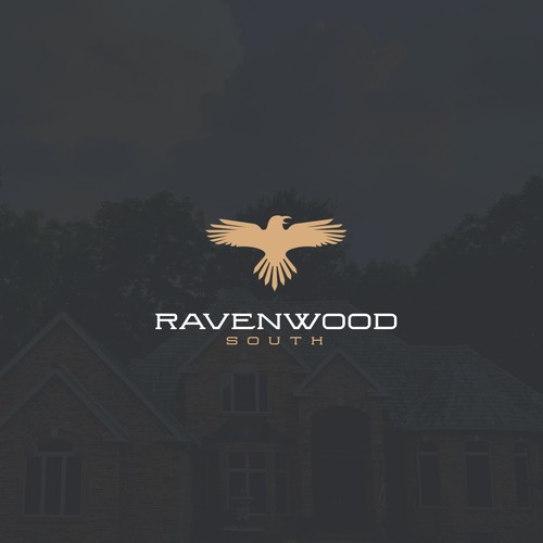Raven logo with the title 'RAVENWOOD'