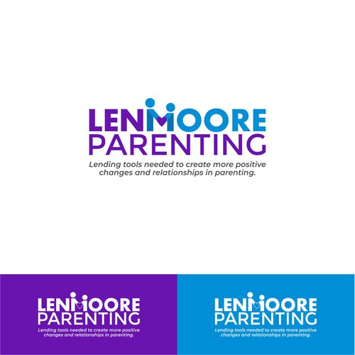 Parenting logo with the title 'lenmoore parenting'