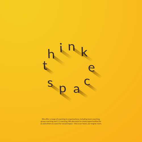 Coach brand with the title 'think space'