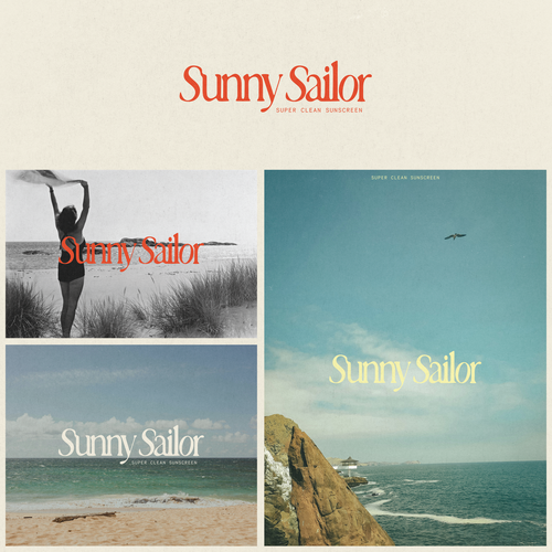 Logo with the title 'Visual Identity for Sunny Sailor'