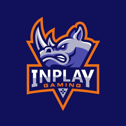 Rhino logo with the title 'Inplay Gaming'