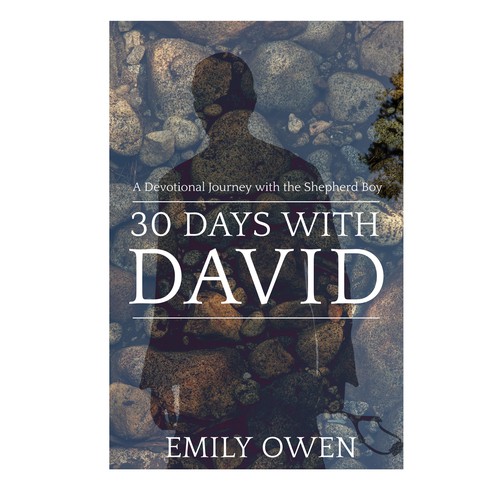 Bible book cover with the title '30 Days with David Devotional book'