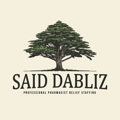 Oak tree design with the title 'SAID DABLIZ '
