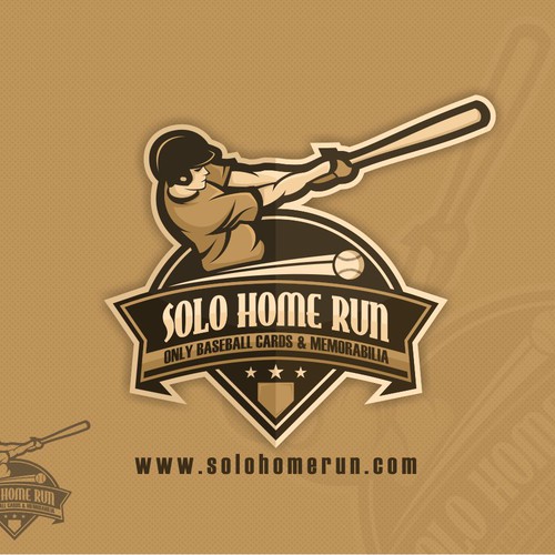 Team logo with the title 'Solo Home Run Logo'