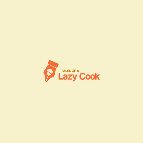 Chef hat design with the title 'Tales of A Lazy Cook'