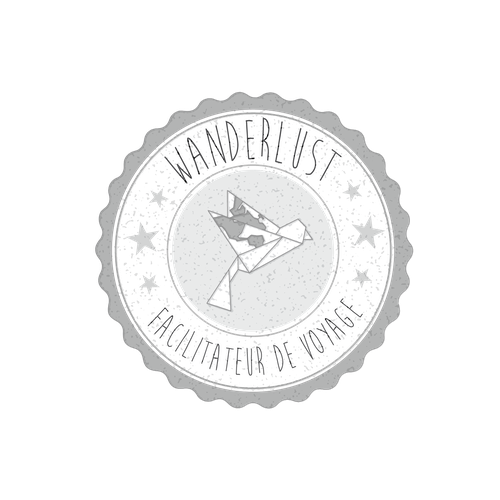 Wanderlust logo with the title 'Wanderlust Stamp w/ Texture '