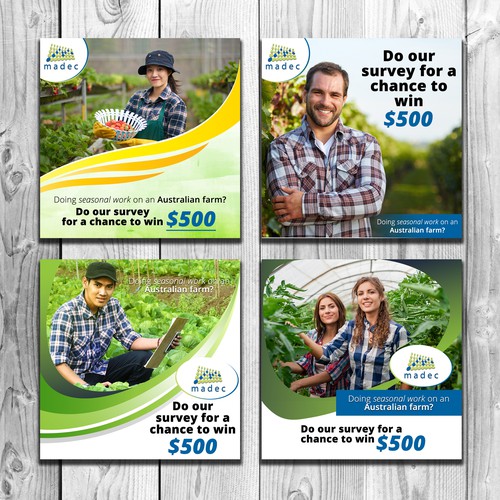 Networking design with the title 'Social Media Ads'