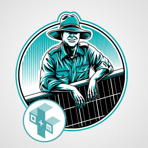 Logo illustration with the title 'Solar Man'