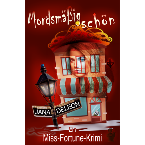 Murder mystery book cover with the title 'Mordsmäßig schön'