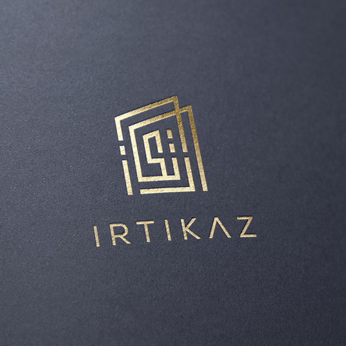 Calligraphy brand with the title 'Logo & Identity for a real estate development company'