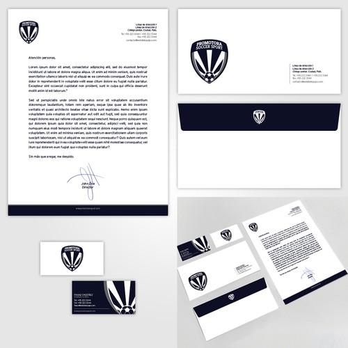 Football brand with the title 'Logo/Emblem for Football Team'