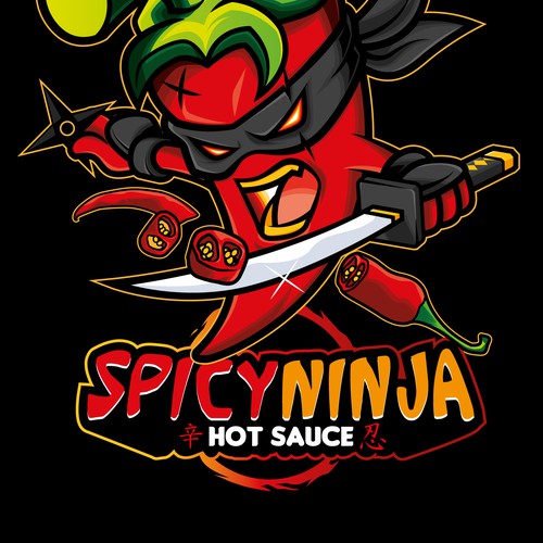 Ninja logo with the title 'Spicy Ninja'