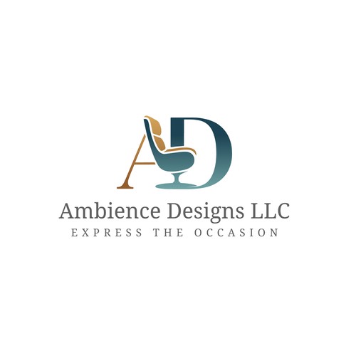 Chair logo with the title 'Ambience Designs'